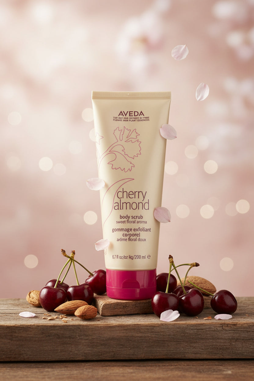 Cherry almond body scrub
