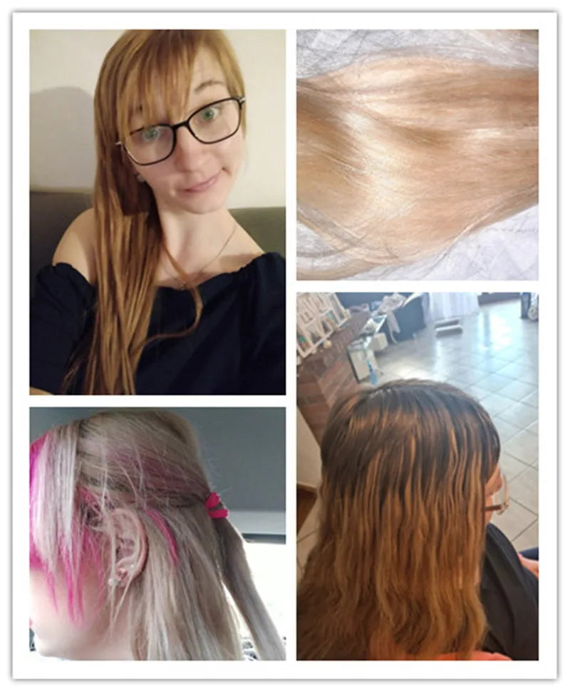 Brown Human Hair Extensions for Women Straight ITIP Hair Externsion Human Hair 50 Strands Human Fusion Hair Keratin Capsule Hair