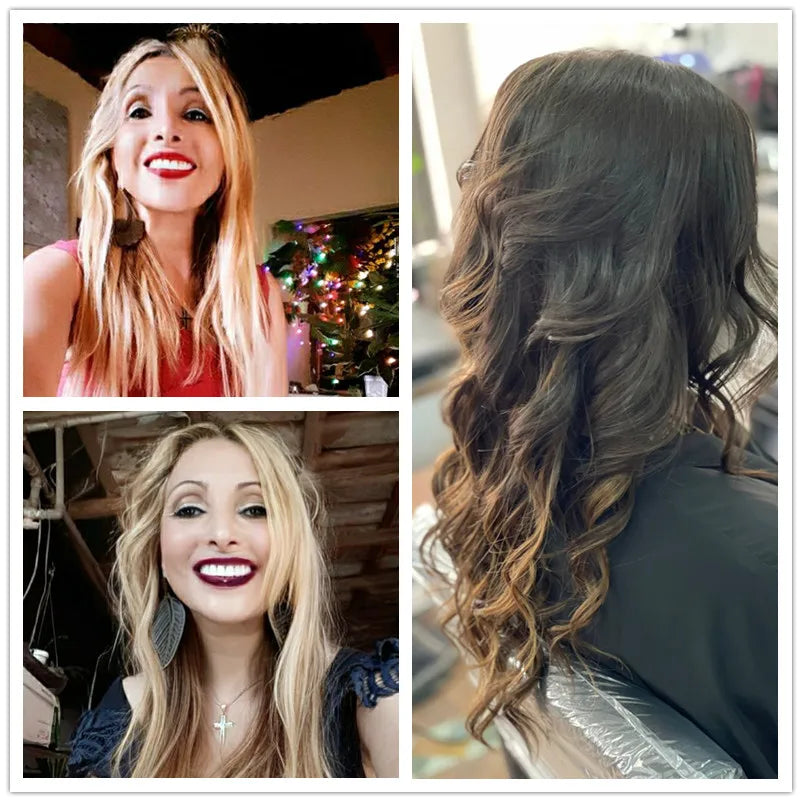 Brown Human Hair Extensions for Women Straight ITIP Hair Externsion Human Hair 50 Strands Human Fusion Hair Keratin Capsule Hair