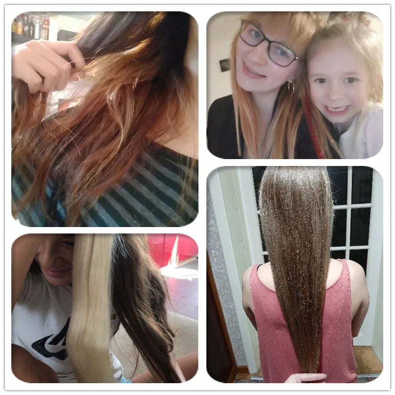 Brown Human Hair Extensions for Women Straight ITIP Hair Externsion Human Hair 50 Strands Human Fusion Hair Keratin Capsule Hair