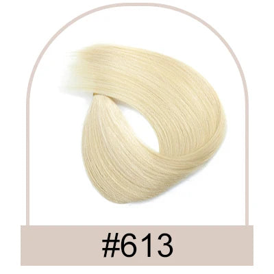 Brown Human Hair Extensions for Women Straight ITIP Hair Externsion Human Hair 50 Strands Human Fusion Hair Keratin Capsule Hair