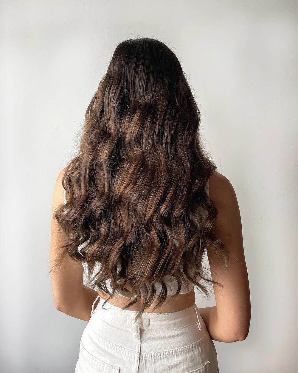 100% Human Hair Tap In Extensions 12-26 Inch Straight Hair Wefts For Long Lasting Curls Mix Color Blonde #613