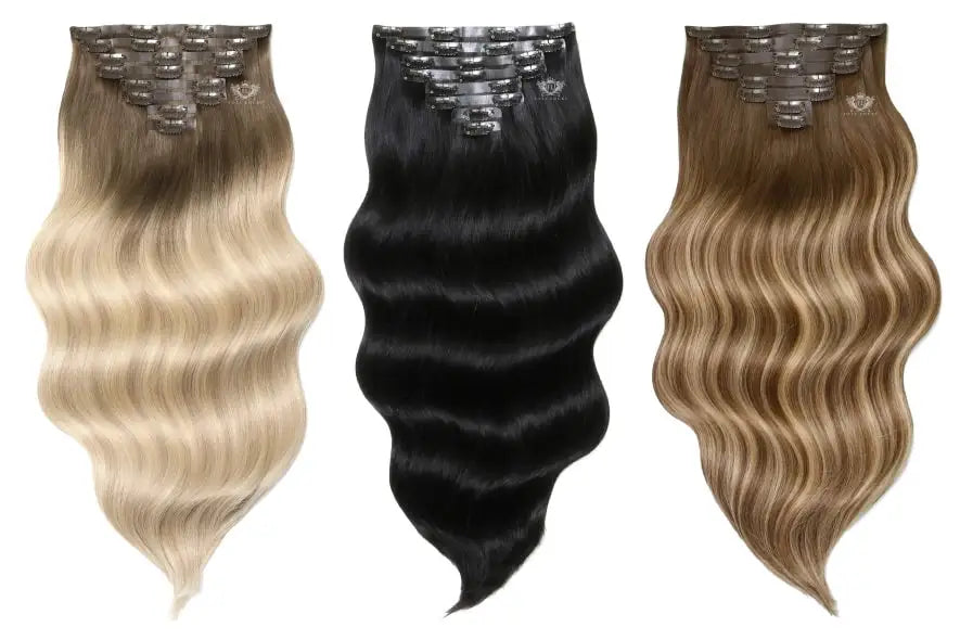 100% Human Hair Tap In Extensions 12-26 Inch Straight Hair Wefts For Long Lasting Curls Mix Color Blonde #613