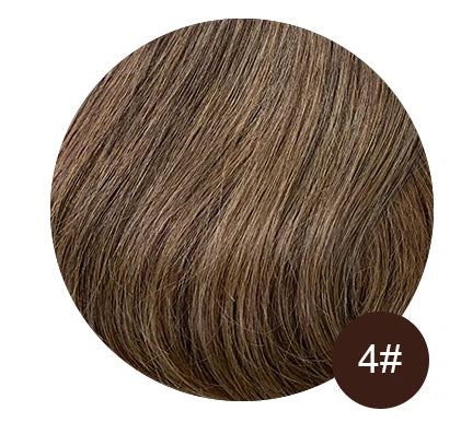 Brown Human Hair Extensions for Women Straight ITIP Hair Externsion Human Hair 50 Strands Human Fusion Hair Keratin Capsule Hair