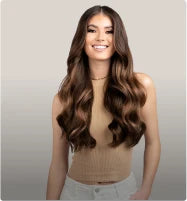 100% Human Hair Tap In Extensions 12-26 Inch Straight Hair Wefts For Long Lasting Curls Mix Color Blonde #613