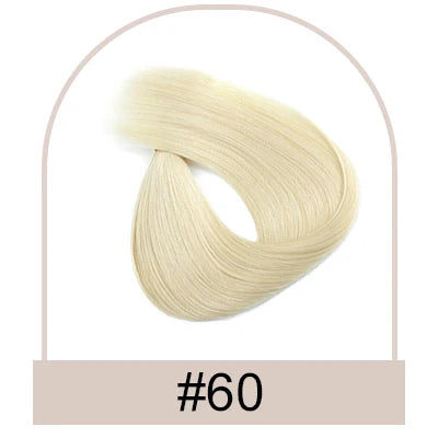Brown Human Hair Extensions for Women Straight ITIP Hair Externsion Human Hair 50 Strands Human Fusion Hair Keratin Capsule Hair