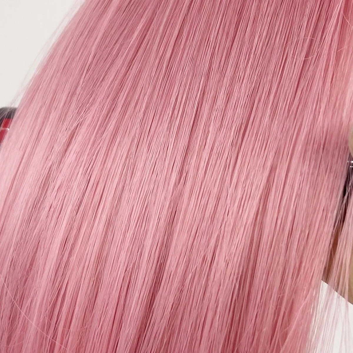 7 Clips In Hair Extensions Long Straight Hairstyle Pink 60CM Natural Synthetic Hair Daily Use Hairpiece For Women