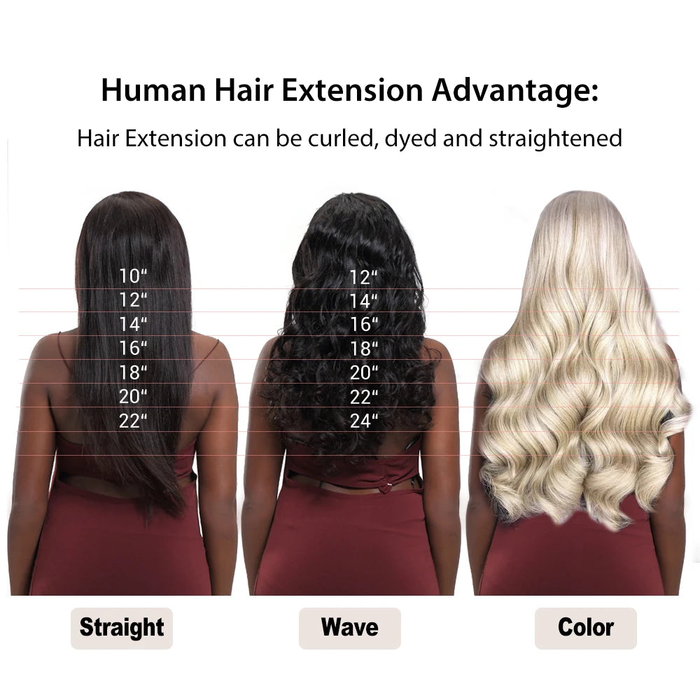 Brown Human Hair Extensions for Women Straight ITIP Hair Externsion Human Hair 50 Strands Human Fusion Hair Keratin Capsule Hair
