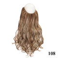 Fish Line Hair Extension Piece Length (40cm 50cm 60cm) Straight Hair Curly Hair Daily Wear Suitable for All Women