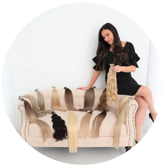 100% Human Hair Tap In Extensions 12-26 Inch Straight Hair Wefts For Long Lasting Curls Mix Color Blonde #613