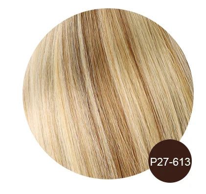Brown Human Hair Extensions for Women Straight ITIP Hair Externsion Human Hair 50 Strands Human Fusion Hair Keratin Capsule Hair