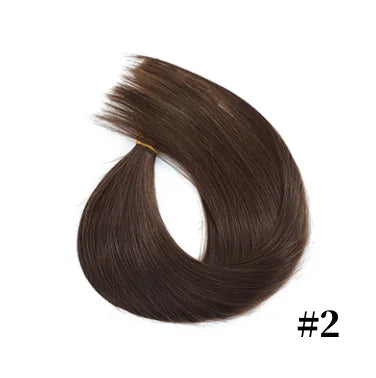 100% Human Hair Tap In Extensions 12-26 Inch Straight Hair Wefts For Long Lasting Curls Mix Color Blonde #613