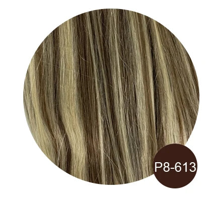 Brown Human Hair Extensions for Women Straight ITIP Hair Externsion Human Hair 50 Strands Human Fusion Hair Keratin Capsule Hair