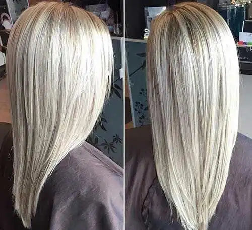 100% Human Hair Tap In Extensions 12-26 Inch Straight Hair Wefts For Long Lasting Curls Mix Color Blonde #613